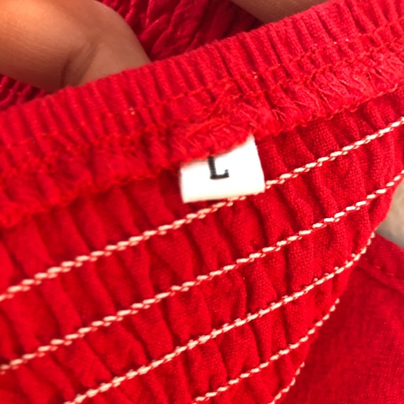 Red (Faux) Button Down Dress ⭐️ 3 for $25 ⭐️ - Picture 5 of 5